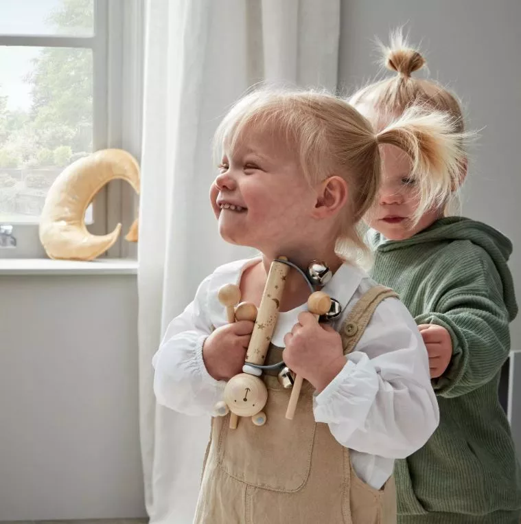 Bambino Toy Wooden Handbells - Each
