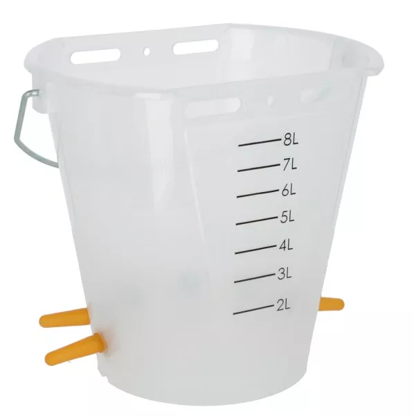 Lamb Bucket White - 6 Teat